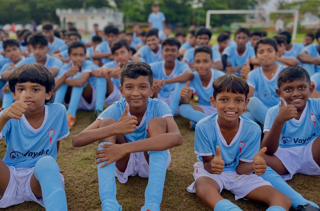 Soccer school in Kochi, India