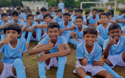 Escuela de Fútbol en Kochi, India